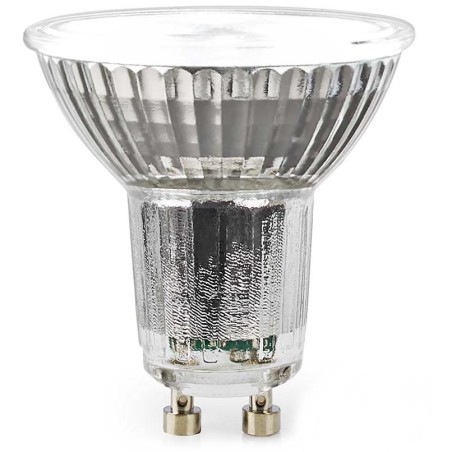 NEDIS Wi-Fi chytrá LED žárovka/ GU10/ PAR16/ 4,9W/ 230V/ 345lm/ teplá až studená bílá/ 2700 - 6500K/ RGB/ bílá