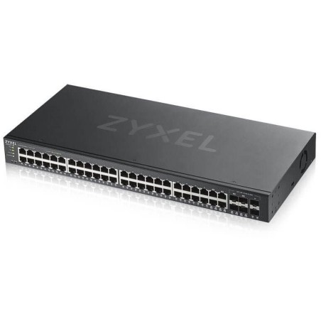 Zyxel GS1920-48v2 50-port Gigabit WebManaged Switch, 44x gigabit RJ45, 4x gigabit RJ45/SFP, 2x SFP