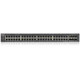 Zyxel GS1920-48v2 50-port Gigabit WebManaged Switch, 44x gigabit RJ45, 4x gigabit RJ45/SFP, 2x SFP