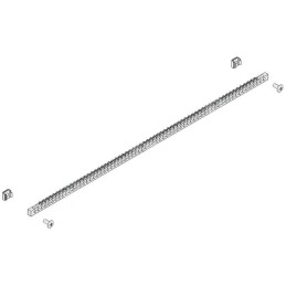 Solarix lišta CU horizontální zemnící s uchycení na 19" lišty, ZL-19-CU