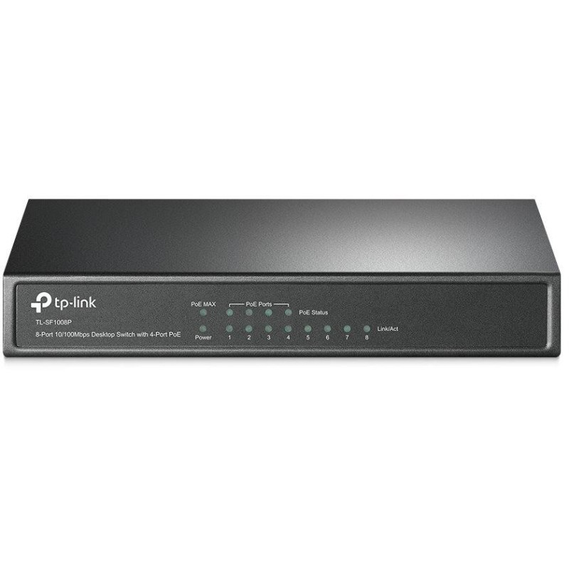 TP-Link TL-SF1008P/ POE switch 8x LAN/4xPOE