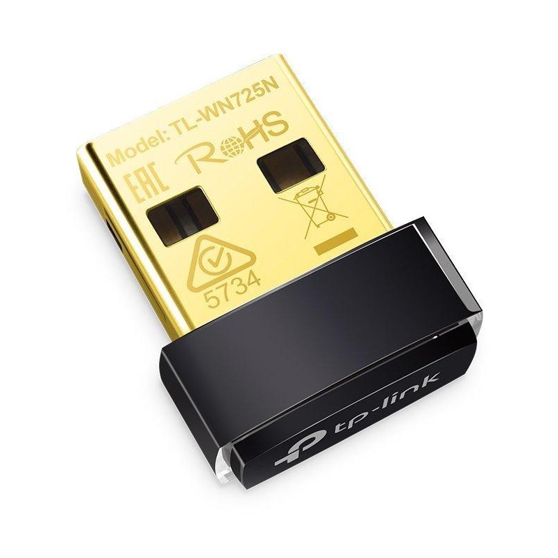 TP-Link TL-WN725N/ bezdrátový USB mini adaptér/ 802.11b/g/n/ 150 Mbps