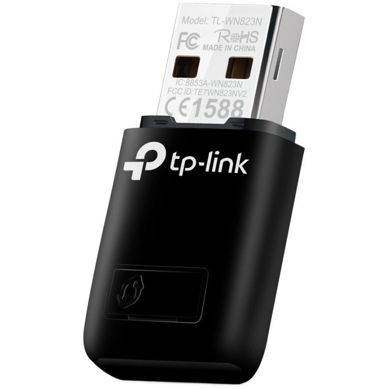TP-Link TL-WN823N/ bezdrátový USB mini adaptér/ 2T2R/ 802.11b/g/n/ 300 Mbps