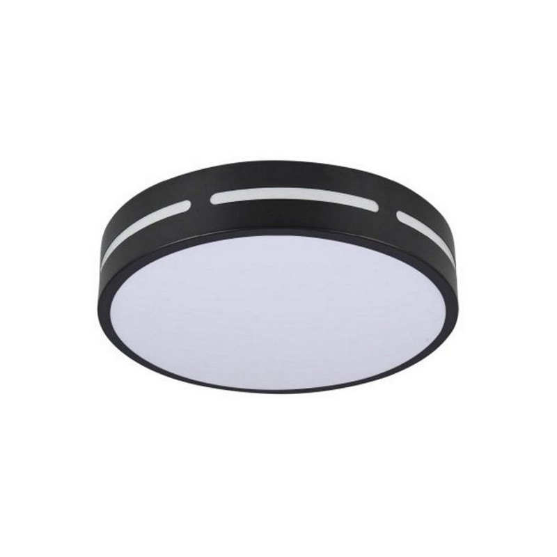 IMMAX NEO LITE PERFECTO SMART stropní svítidlo kruh 30cm, 24W černé TUYA Wi-Fi