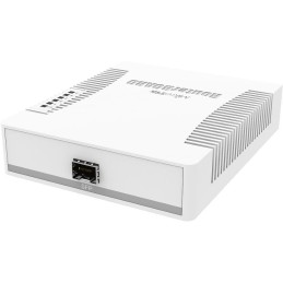 Mikrotik RouterBOARD RB260GS/ nastavitelný 5-portový gigabit smart switch SFP cage/ SwOS/ zdroj