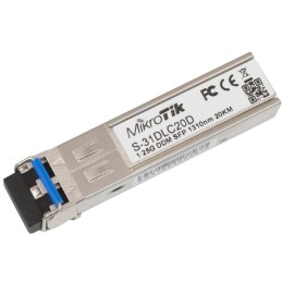 MikroTik S-31DLC20D SFP optický modul , SM, 20km, 1,25G, 1310Nm, DDM