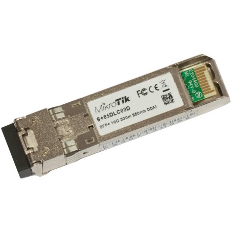MikroTik S+85DLC03D SFP+ optický modul , MM, 300m, 10G, 850nm