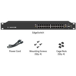 Ubiquiti Edge Switch 24 PoE - 24x GbE, 2x SFP, 24x PoE 24V/PoE+ (PoE budget 220W)