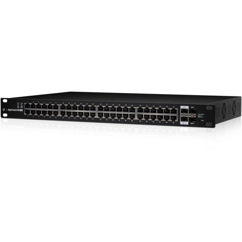 Ubiquiti Edge Switch 48 PoE - 48x GbE, 2x SFP+, 2x SFP, 48x PoE 24V/PoE+ (PoE budget 436W)