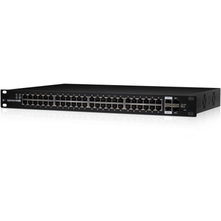 Ubiquiti Edge Switch 48 PoE - 48x GbE, 2x SFP+, 2x SFP, 48x PoE 24V/PoE+ (PoE budget 436W)