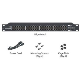 Ubiquiti Edge Switch 48 PoE - 48x GbE, 2x SFP+, 2x SFP, 48x PoE 24V/PoE+ (PoE budget 436W)