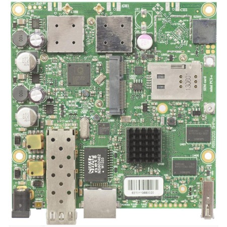 MikroTik RouterBOARD RB922UAGS-5HPacD 720 MHz, 128 MB RAM, 1x SIM, 1x GbE, 1x SFP, 1x 5GHz 802.11ac 2x MMCX, L4
