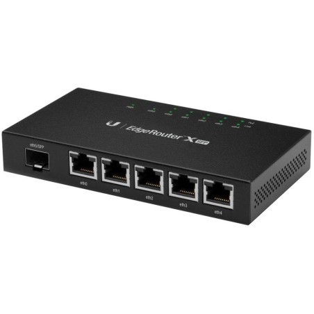 Ubiquiti EdgeRouter X SFP - 5x GbE port, 1x SFP port, 5x PoE 24V (PoE budget 50W)