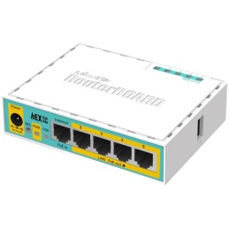 MikroTik RouterBOARD RB750UPr2 hEX PoE lite 64 MB RAM, 650 MHz, 5x LAN,1x USB, PoE vč. L4