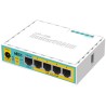 MikroTik RouterBOARD RB750UPr2 hEX PoE lite 64 MB RAM, 650 MHz, 5x LAN,1x USB, PoE vč. L4