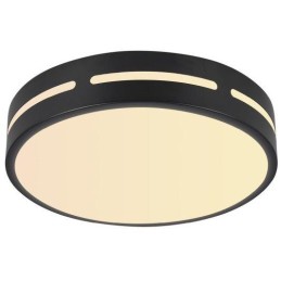 IMMAX NEO LITE PERFECTO SMART stropní svítidlo kruh 40cm, 24W černé TUYA Wi-Fi