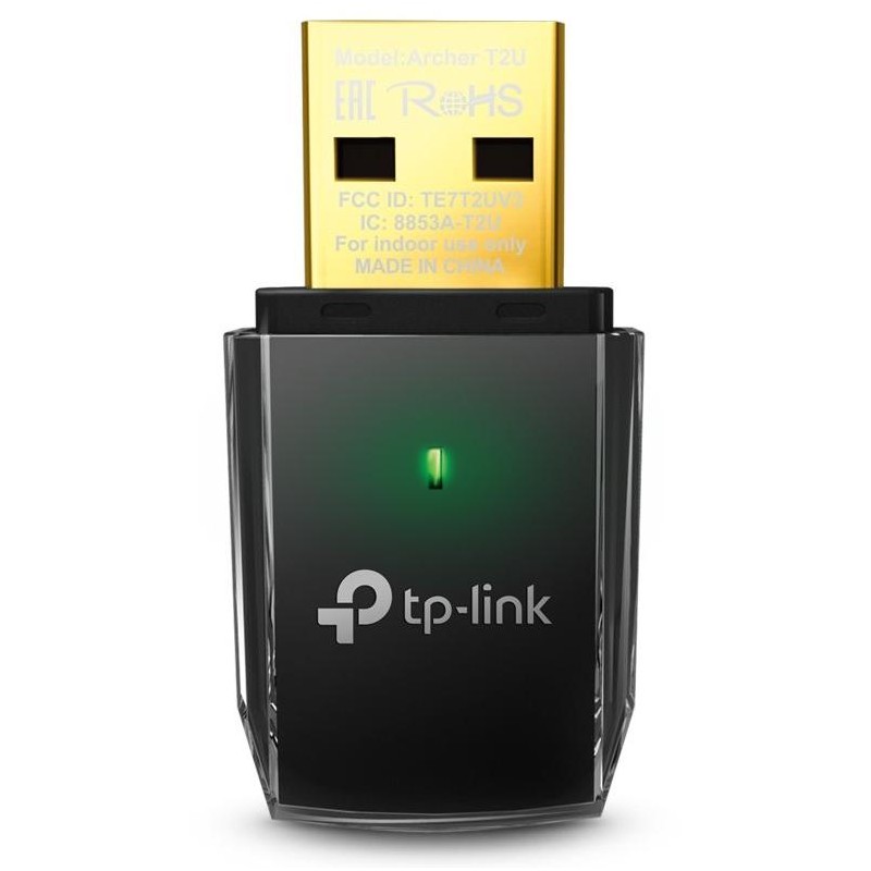 TP-Link Archer T2U Bezdrátový USB 2.0 adaptér / 2.4GHz a 5GHz / duální WIFI ac/a/b/g/n