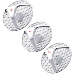MikroTik RouterBOARD LHG 5 - outdoor klient, anténa 24,5 dBi, 7°, 802.11a/n, L3 (5GHz) - 3 pack