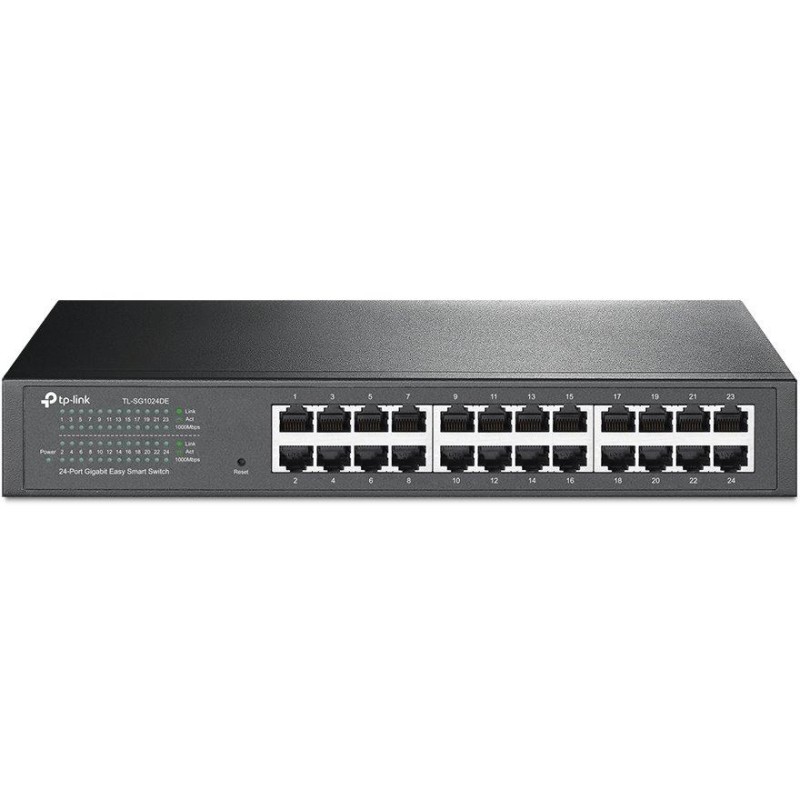 TP-Link TL-SG1024DE/ easy smart switch 24x 10/100/1000Mbps/ IGMP, QoS, VLAN/ desktop