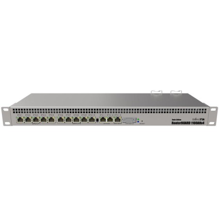 MikroTik RouterBOARD RB1100AHx4 Dude 64 GB SSD, 4x 1,4 GHz, 13x GbE, Dual PSU, vč. L6