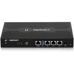 Ubiquiti EdgeRouter 4 - 3x Gbit RJ45 port, 1x SFP port, 4-Core 1GHz CPU, 1GB DDR3 RAM