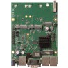MikroTik RouterBOARD RBM33G 256MB RAM, dual 880 MHz, 2x miniPCI-e, 1x M.2 slot, 2x SIM slot, 3x GbE, L4