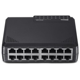 STONET by Netis ST-3116P  Switch 16x 10/100, plastový, GREEN, na stěnu/stůl