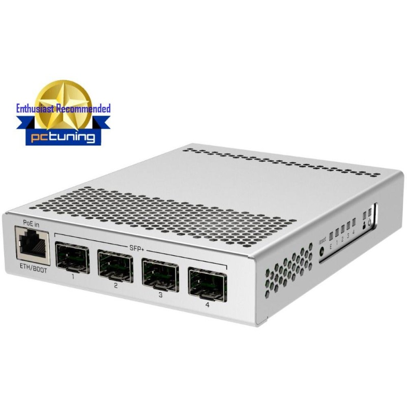 MikroTik Cloud Router Switch CRS305, 4x SFP+, 1x GbE, Dual PSU, Dual boot, L5