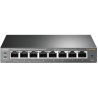 TP-Link TL-SG108PE / Easy Smart Switch / 8x 10/100/1000Mbps/ VLAN / QoS / IGMP Snooping / obudowa stalowa