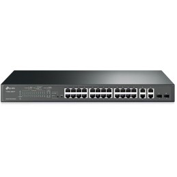 TP-Link TL-SL2428P - Smart Switch PoE+ s 24 porty 10/100 Mbit/s a 4 gigabitovými porty