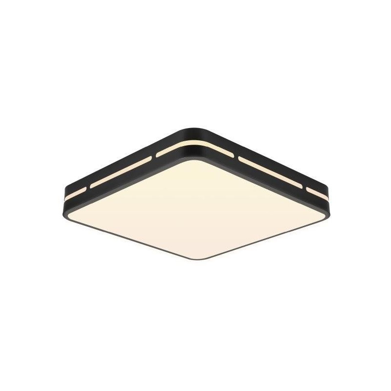 IMMAX NEO LITE PERFECTO SMART stropní svítidlo čtverec 30cm, 24W černé TUYA Wi-Fi