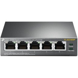 TP-Link TL-SG1005P - Stolní switch s 5 gigabitovými porty, 4 porty mají PoE