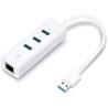 TP-Link UE330 - koncentrator USB 3.0 3-portowy i adapter gigabitowy Ethernet 2 w 1 Adapter USB