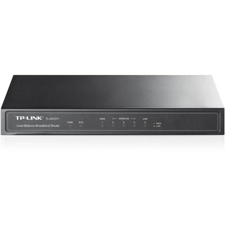 TP-Link TL-R470T+ / 5port Multi-WAN router/1x WAN, 1x LAN, 3 x měnitelný WAN/LAN