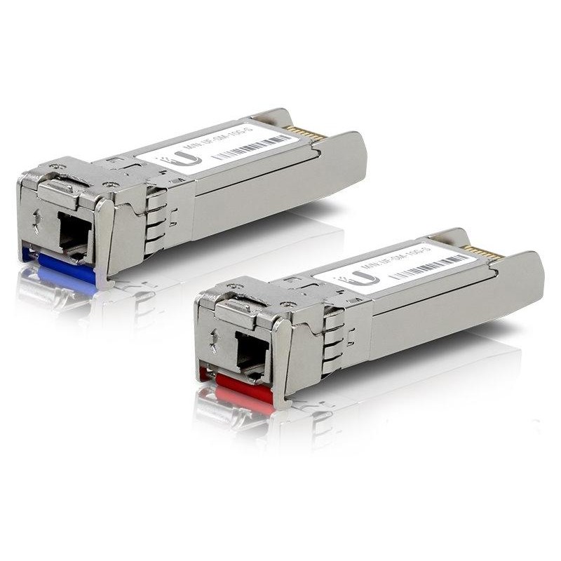 Ubiquiti Single-Mode optický modul SFP+, 10Gbit, BiDi - sada 2 kusů