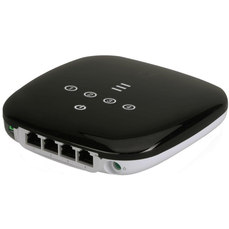 Ubiquiti UFiber WIFI - GPON klientská jednotka s Wi-Fi, 802.11n, 4x Gbit RJ45, SC/APC port, PoE 24V