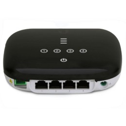 Ubiquiti UFiber WIFI - GPON klientská jednotka s Wi-Fi, 802.11n, 4x Gbit RJ45, SC/APC port, PoE 24V