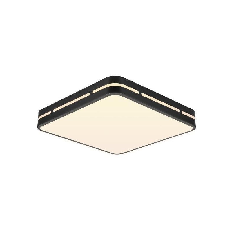 IMMAX NEO LITE PERFECTO SMART stropní svítidlo čtverec 42cm, 48W černé TUYA Wi-Fi