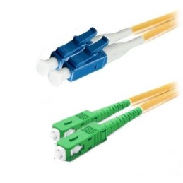 XtendLan FO patch LC-SC/APC 10m 9/125 duplex, ultraflexibilní G.657.A1, LS0H, průměr 2mm, krátký vývod