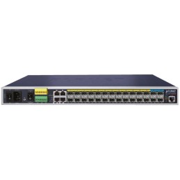 Planet IGS-6325-20S4C4X průmyslový L3 switch, 4x1Gb, 10x1Gb + 4x2.5Gb SFP, 4x10Gb SFP+, 48-56VDC,-40~75°C, IP30, fanless