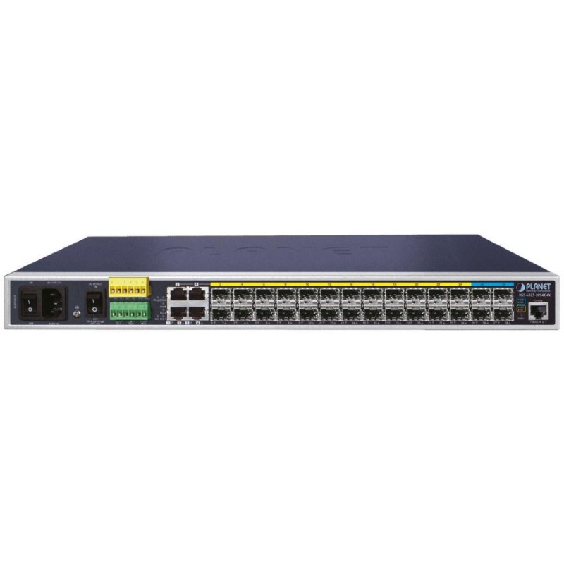 Planet IGS-6325-20S4C4X průmyslový L3 switch, 4x1Gb, 10x1Gb + 4x2.5Gb SFP, 4x10Gb SFP+, 48-56VDC,-40~75°C, IP30, fanless