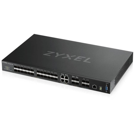 Zyxel XGS4600-32F  32-port Managed Layer3+ Gigabit switch, 24x Gigabit SFP + 4x Gigabit dual personality (RJ45/SFP) + 4x