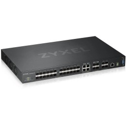 Zyxel XGS4600-32F  32-port Managed Layer3+ Gigabit switch, 24x Gigabit SFP + 4x Gigabit dual personality (RJ45/SFP) + 4x