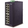 Planet ISW-1600T, 16x 10/100, DIN,IP30, -40~75°C, 12-48VDC, IEEE 802.3az (EEE), EFT+ESD