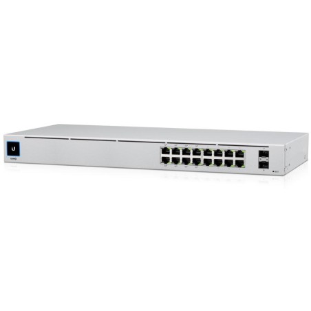Ubiquiti UniFi Switch 16 PoE - 16x GbE, 2x SFP, 8x PoE+ (PoE budget 42W)