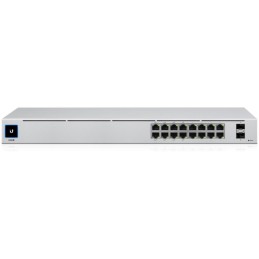 Ubiquiti UniFi Switch 16 PoE - 16x GbE, 2x SFP, 8x PoE+ (PoE budget 42W)