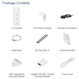 Ubiquiti UISP LTU Rocket - 5GHz PtMP AP, LTU, 4096QAM, až 900 Mbps, RF filtrace, GPS, 100+ klientů