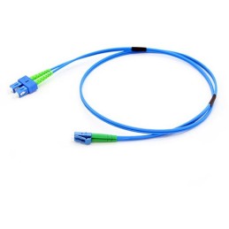 XtendLan FO patch LC-SC 3m 9/125 duplex, G.652d, LS0H, armovaný kabel kulatý 3mm