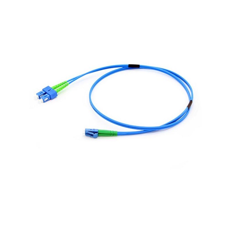 XtendLan FO patch LC-SC 3m 9/125 duplex, G.652d, LS0H, armovaný kabel kulatý 3mm