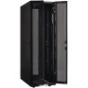 XtendLan 42U/600x1000 rackmount, black, perforated double-leaf doors and back